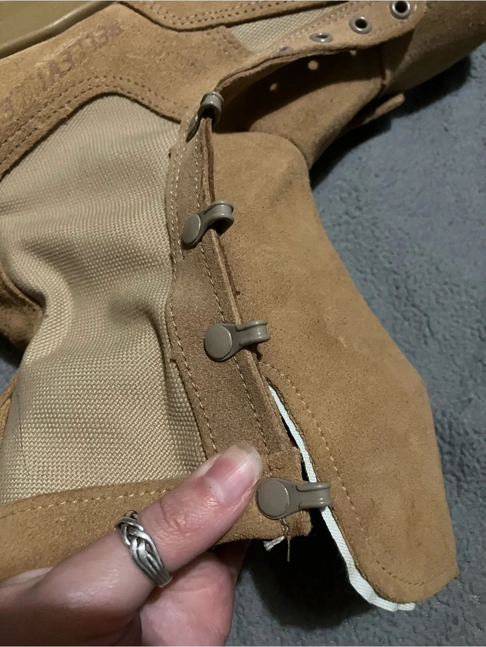 Men's Lace-Up Desert Tan Tactical Boots